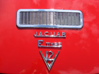 Jaguar E-Typenschild V12 Motor